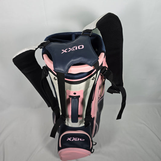 XXIO Women's Stand Bag (White, Navy, Pink Color)