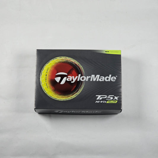 2026 TaylorMade TP5x Yellow Dozen Golf Balls