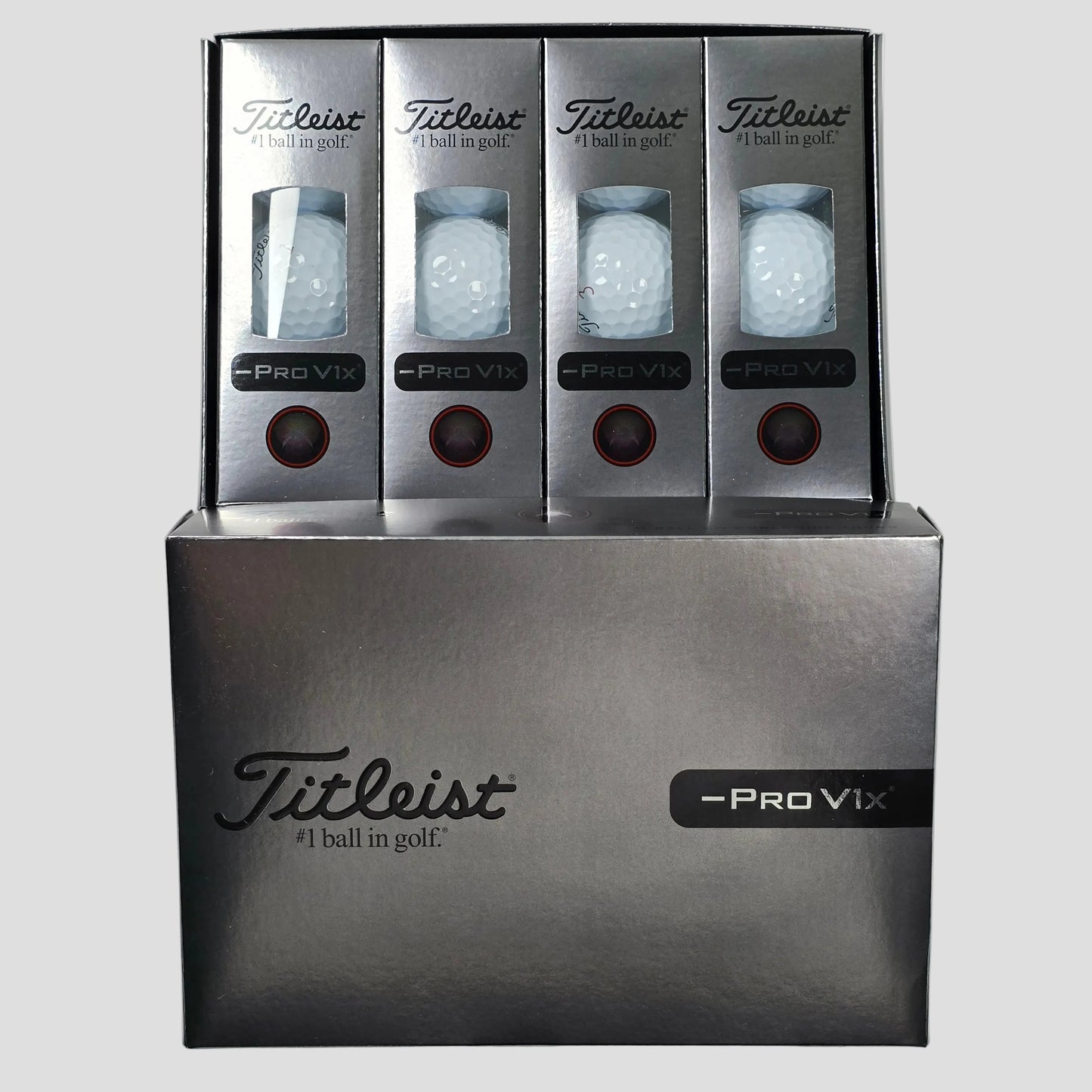Dozen Titleist Pro V1x Left Dash (x12)