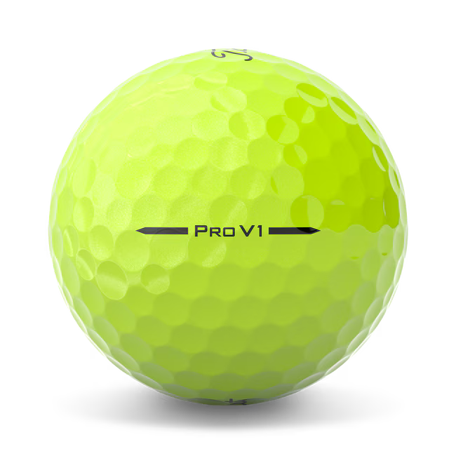 Two Dozen 2025 Titleist Pro V1 YELLOW (x24)