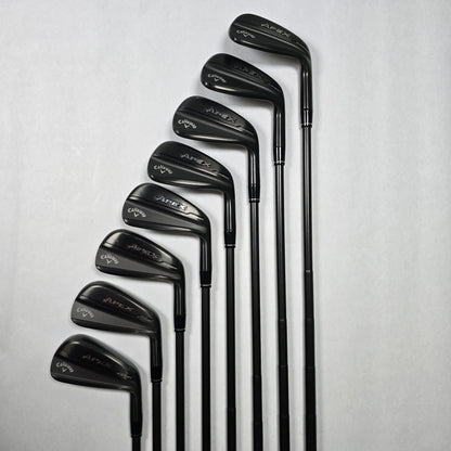 Callaway Apex TiFusion Iron Set (4-Gw) 8pcs | R Flex | True Temper Dynamic Gold MID R300 Shaft