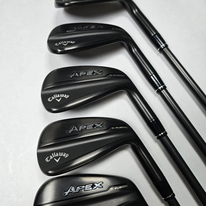 Callaway Apex TiFusion Iron Set (4-Gw) 8pcs | R Flex | True Temper Dynamic Gold MID R300 Shaft