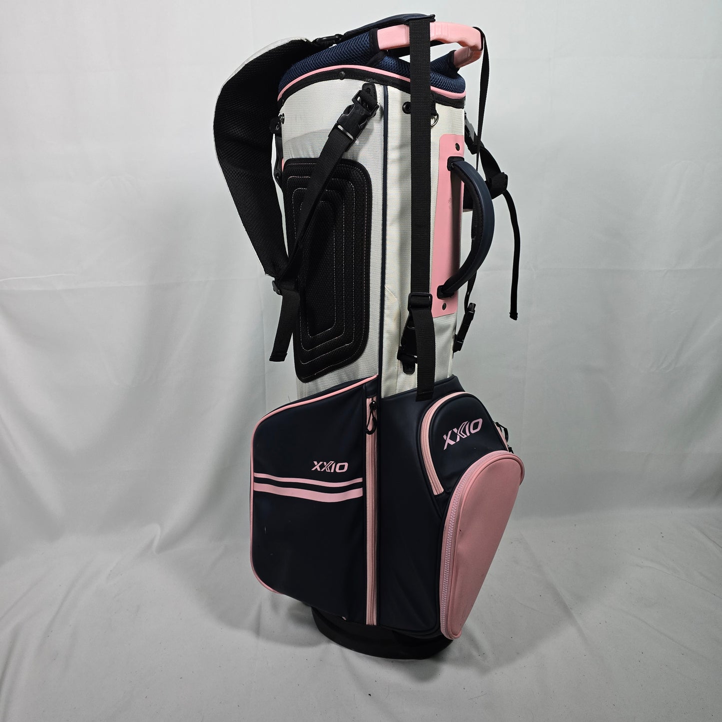 XXIO Women's Stand Bag (White, Navy, Pink Color)