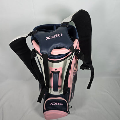 XXIO Women's Stand Bag (White, Navy, Pink Color)