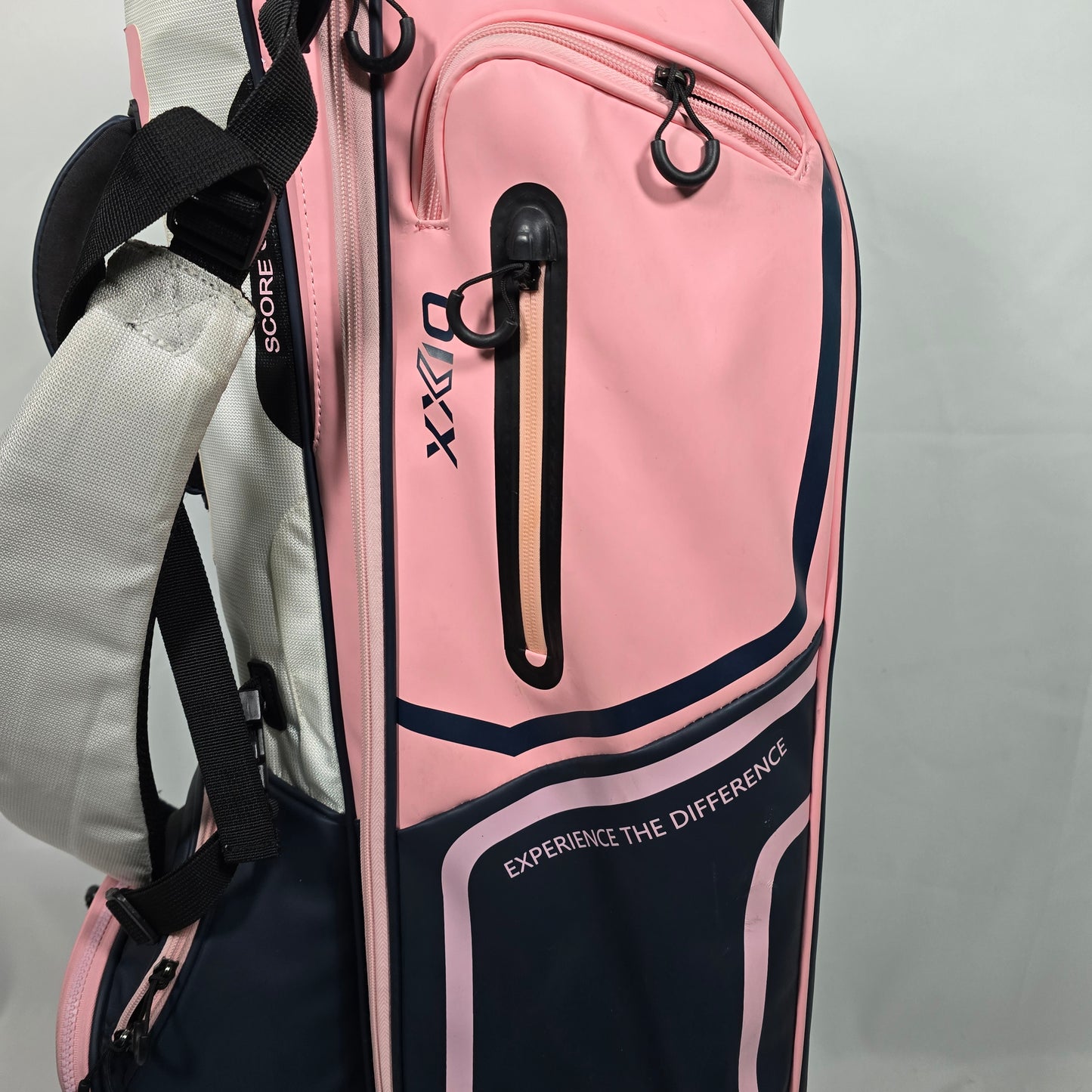 XXIO Women's Stand Bag (White, Navy, Pink Color)