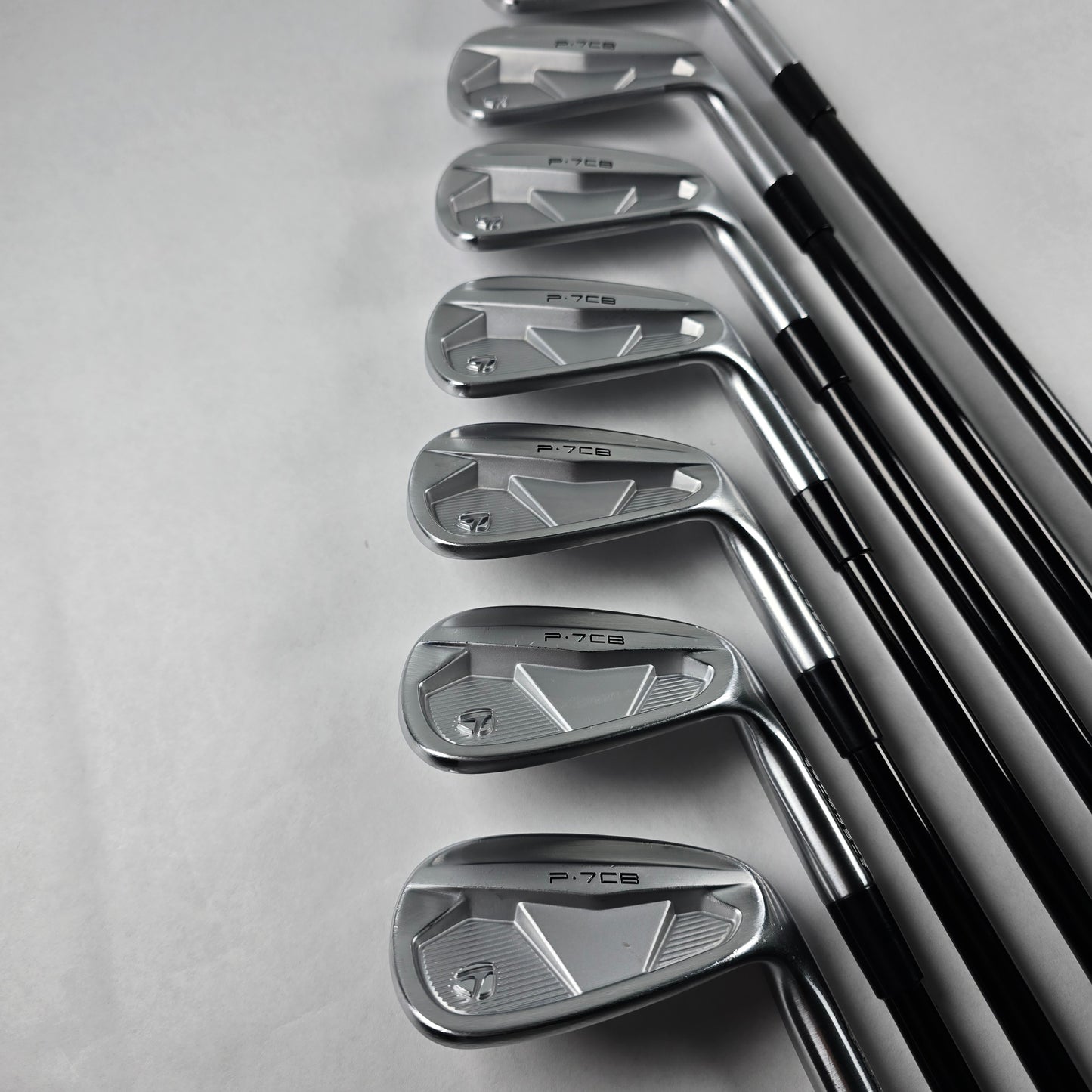 CUSTOM TaylorMade P-7CB Iron Set (4-Pw) 7pcs | TX Flex | Mitsubishi Chemical MMT 125 TX Type 304ss Shaft