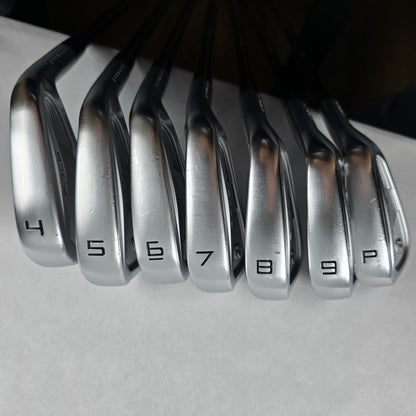 CUSTOM TaylorMade P-7CB Iron Set (4-Pw) 7pcs | TX Flex | Mitsubishi Chemical MMT 125 TX Type 304ss Shaft