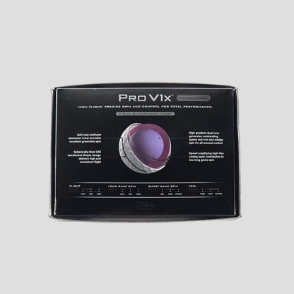 Two Dozen 2025 Titleist Pro V1x Black Line (x24)