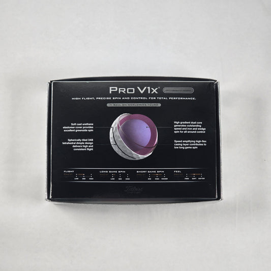 2025 Titleist Pro V1x Black Line (x12) | Buy 5 for Free Shipping!