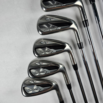 Titleist 718 AP1 Iron Set (4-Pw) 7pcs | S Flex | True Temper AMT S300 Red