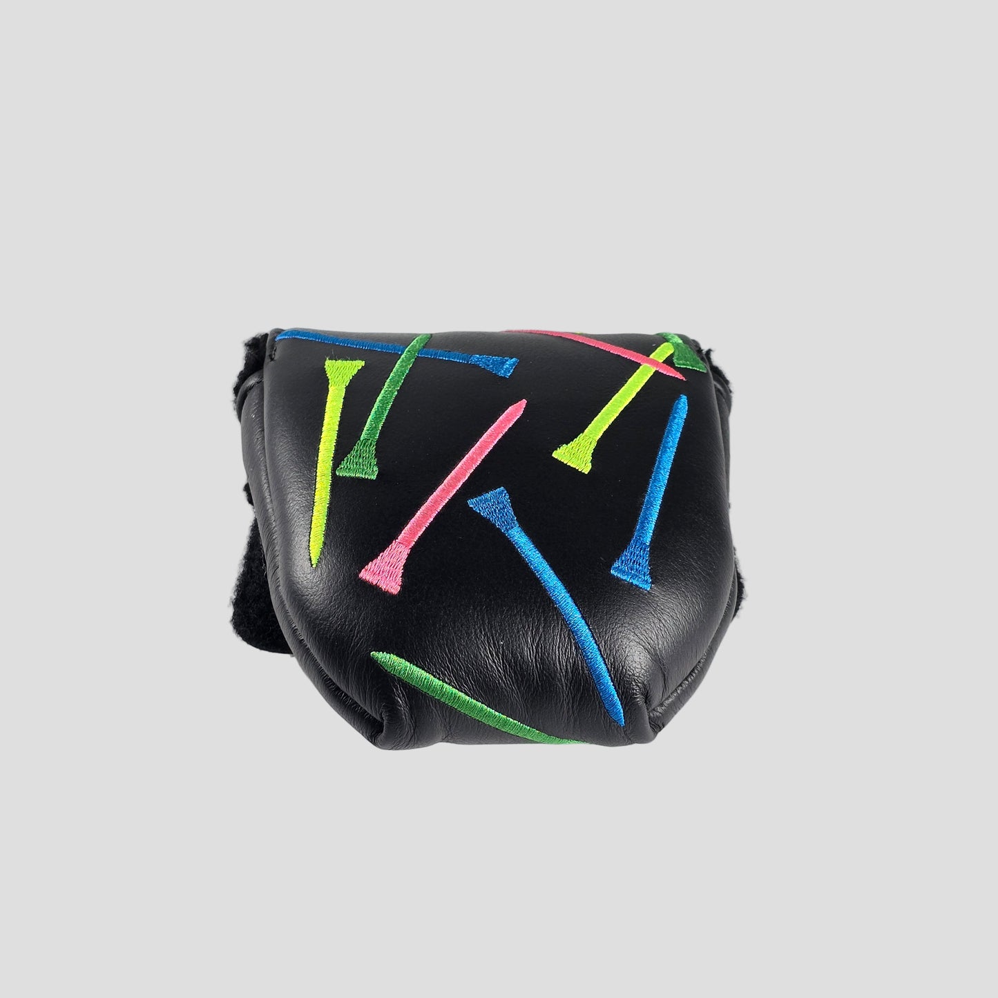 CUSTOM | Used Rose & Fire Multicolor Golf Tees Mallet Putter Headcover