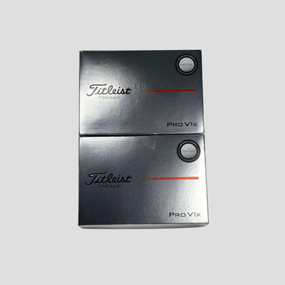 Two Dozen 2025 Titleist Pro V1x Enhanced Alignment (x24)