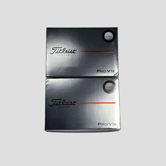 Two Dozen 2025 Titleist Pro V1x Black Line (x24)