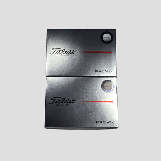 Two Dozen 2025 Titleist Pro V1x Blue Line (x24)