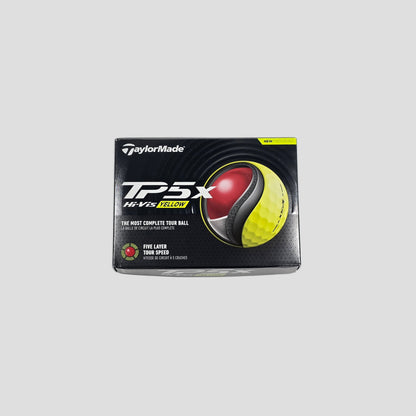 Two Dozen 2025 TaylorMade TP5x YELLOW (x24)