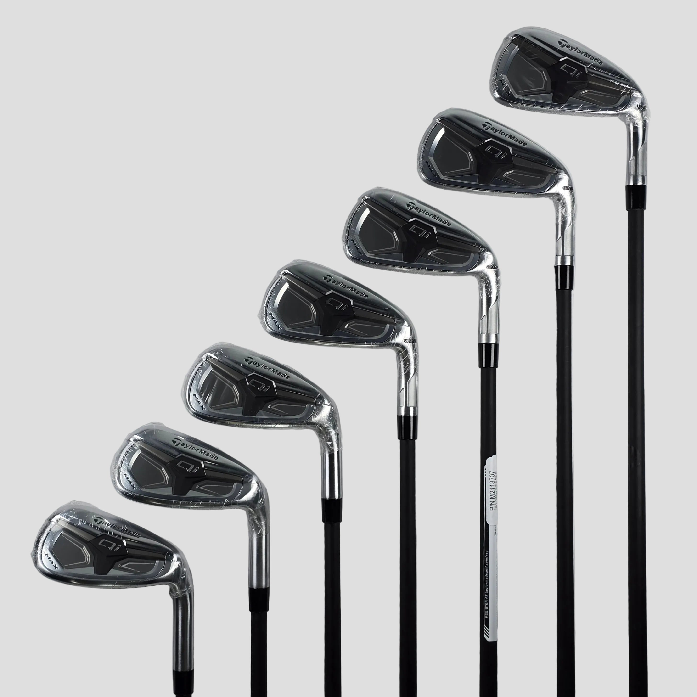 Taylormade Qi Max Irons 5-PW REAX 65 R Black Graphite Shaft