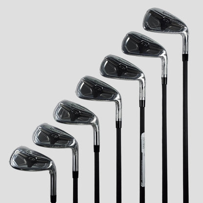 Taylormade Qi Max Irons 5-PW REAX 65 R Black Graphite Shaft