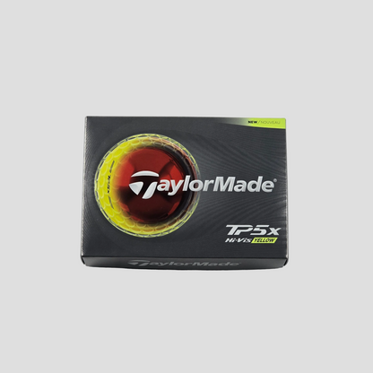 2026 TaylorMade TP5x Yellow Dozen Golf Balls