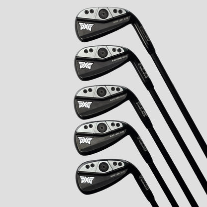 Women's PXG 0311 XP GEN6 Black Label Elite Iron Set 5pcs (7-9,Pw,Gw) | Project X Cypher Forty 4.0 Green