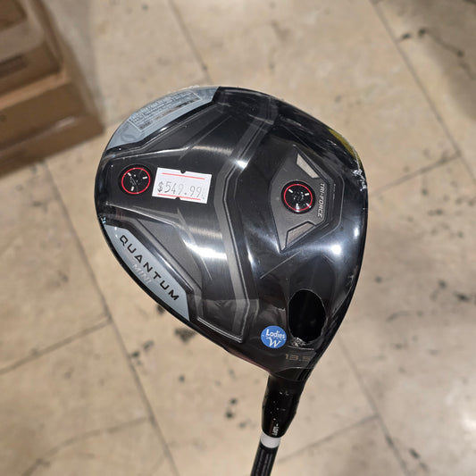 Women's Callaway Quantum Mini Driver 13.5° Mitsubishi Eldio White/Silver 40 Graphite 42.5"