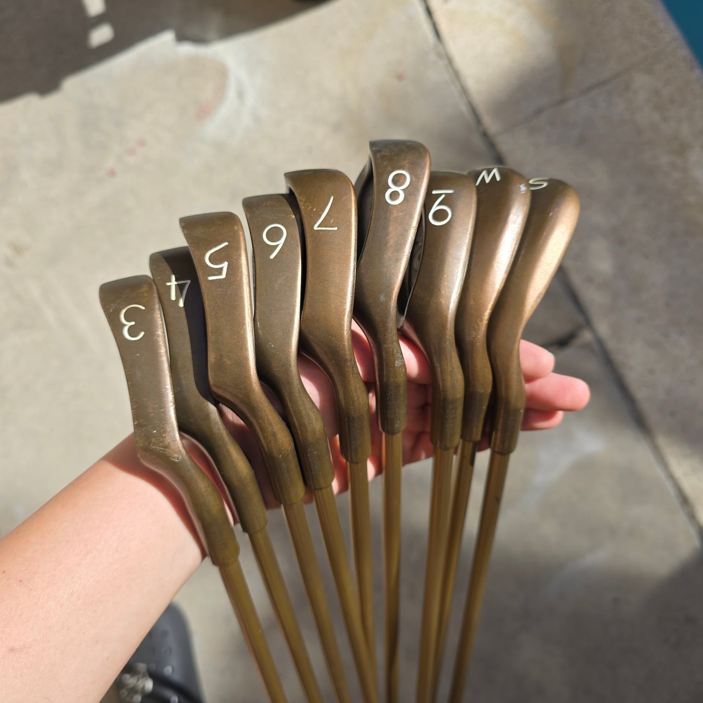 Ping Eye 2+ Red Dot Beryllium Copper Iron set 3-9,W,S (9pcs)