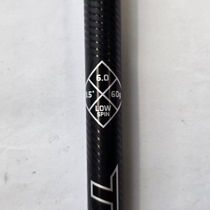 2026 GTS2 Project X Titan Black 60 6.0 Driver Shaft 44.5"