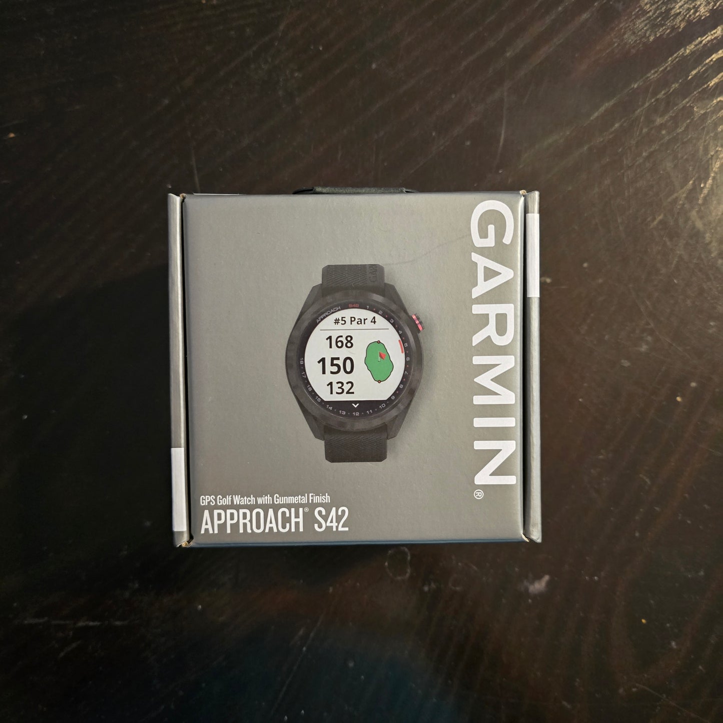 Garmin Approach S42 GPS Golf Watch with Gunmetal Finish