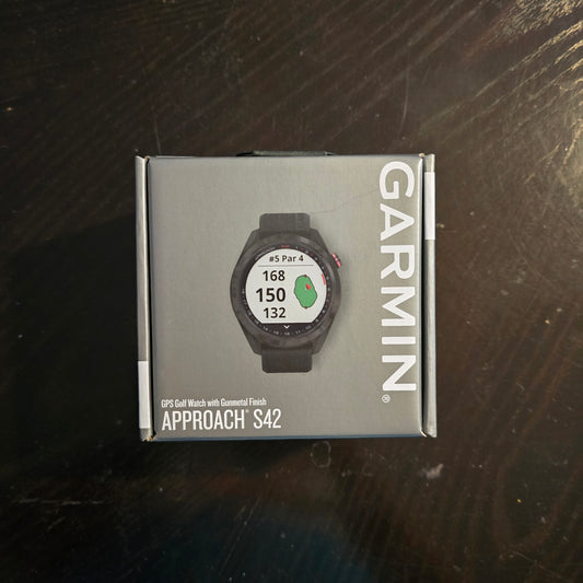Garmin Approach S42 GPS Golf Watch with Gunmetal Finish