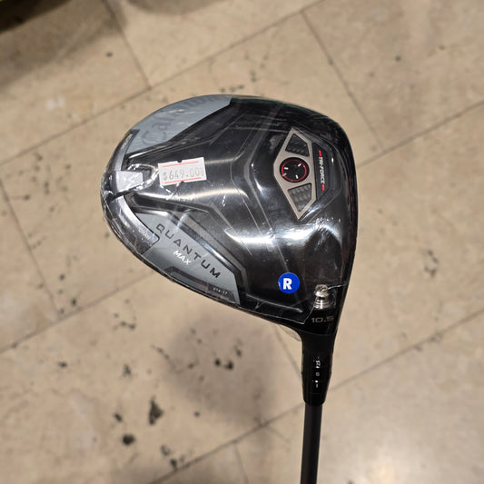 Callaway Quantum Max 10.5° Driver Project X Denali Frost Silver 50 5.5 45.75"
