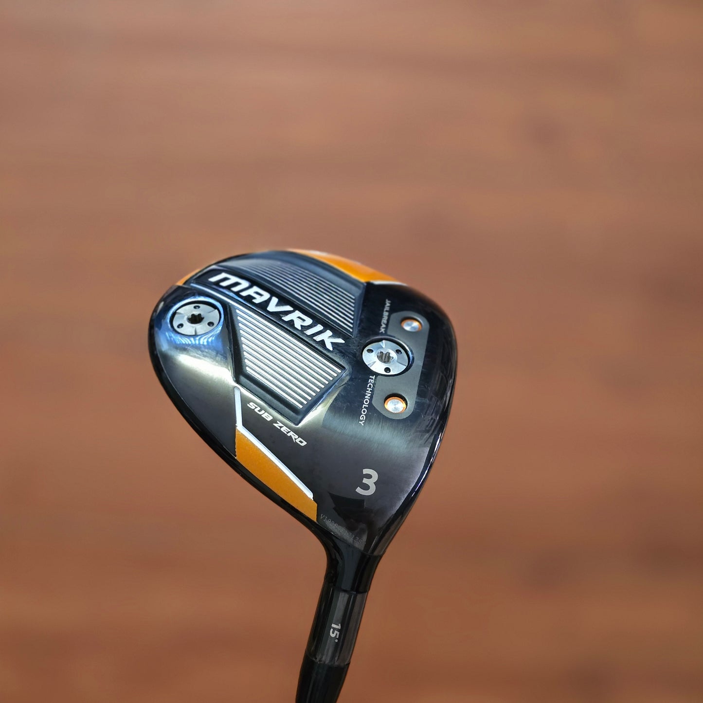 Callaway Mavrik Sub Zero 3 Wood 15° w Premium Basileus V FW65 Stiff Shaft 43.25"