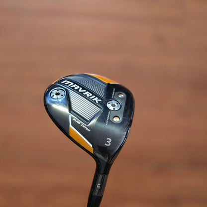 Callaway Mavrik Sub Zero 3 Wood 15° w Premium Basileus V FW65 Stiff Shaft 43.25"