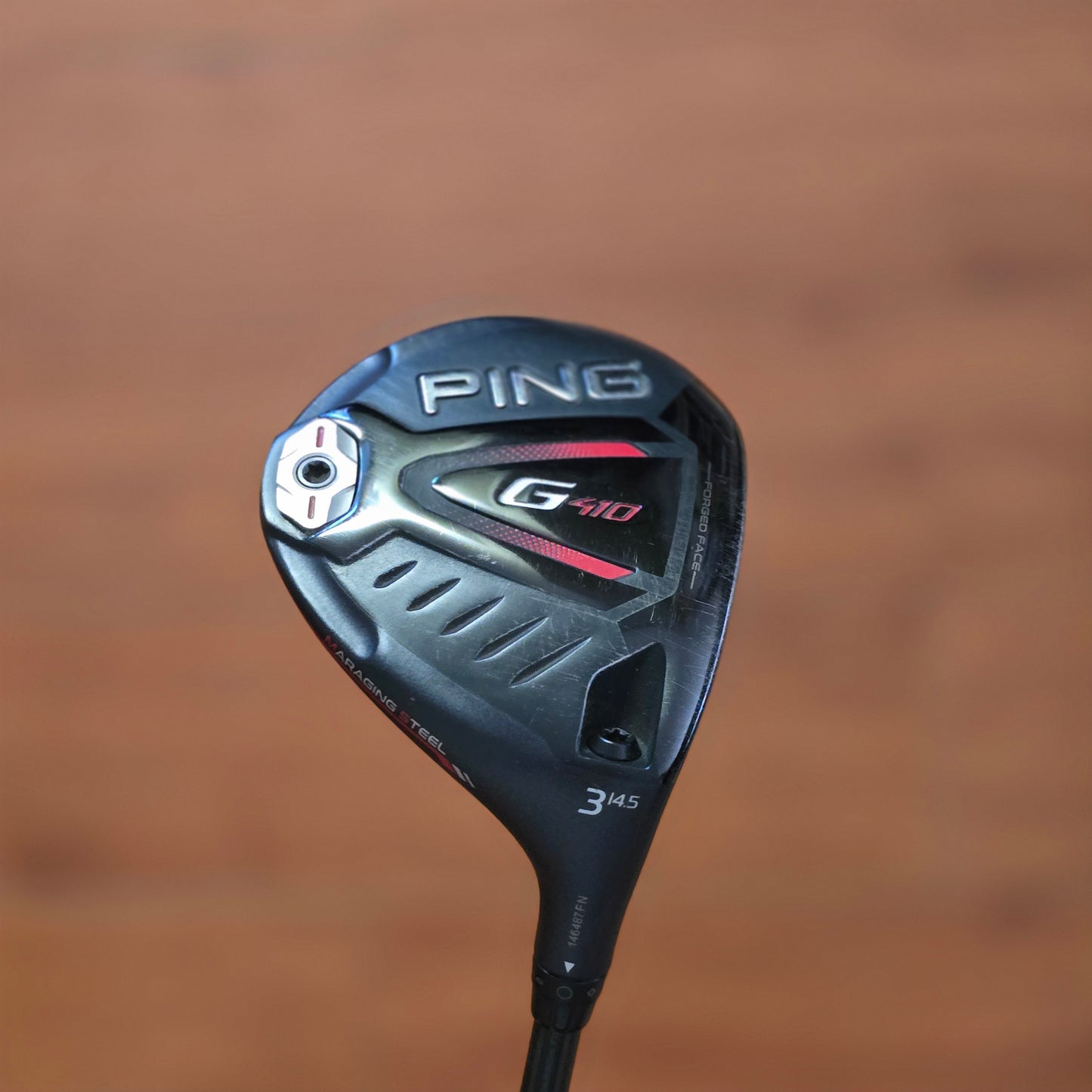Ping G410 3 Wood 14.5° w Premium Basileus V FW75 Stiff Shaft 43"