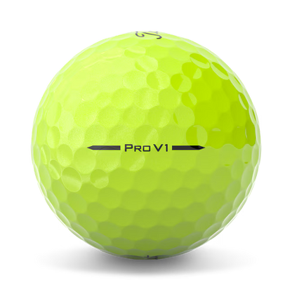 Two Dozen 2025 Titleist Pro V1 YELLOW (x24)